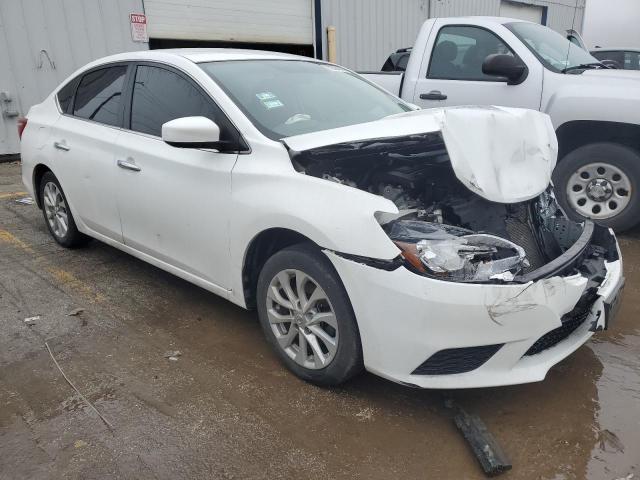 3N1AB7AP8KY311562 - 2019 NISSAN SENTRA S WHITE photo 4