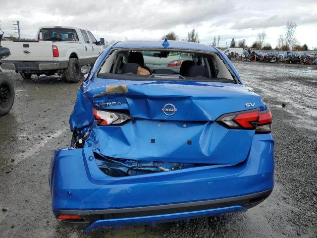 3N1CN8EV7PL867610 - 2023 NISSAN VERSA SV BLUE photo 6