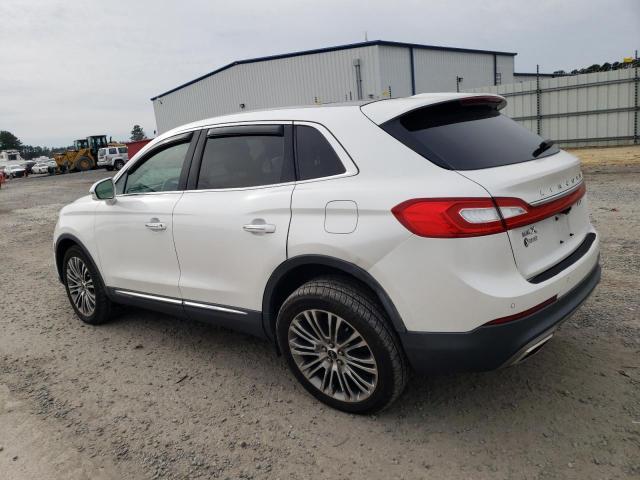 2LMTJ8LR4GBL28971 - 2016 LINCOLN MKX RESERVE Ақ фото 2