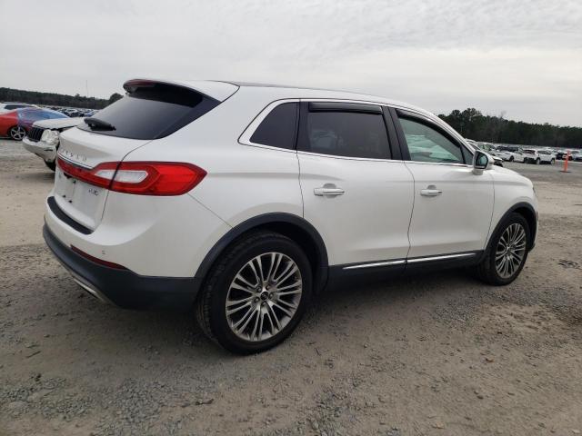 2LMTJ8LR4GBL28971 - 2016 LINCOLN MKX RESERVE WHITE photo 3