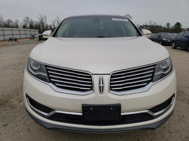 2LMTJ8LR4GBL28971 - 2016 LINCOLN MKX RESERVE Ақ фото 5