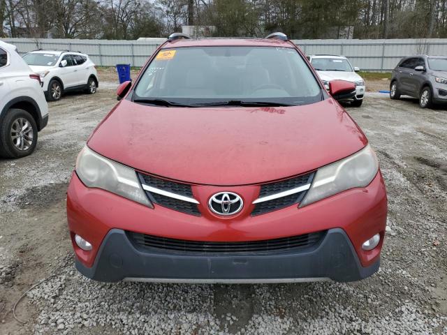 2T3WFREV1FW144467 - 2015 TOYOTA RAV4 XLE RED photo 5