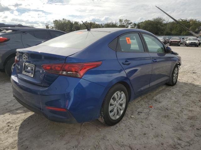 3KPC24A63ME130398 - 2021 HYUNDAI ACCENT SE BLUE photo 3