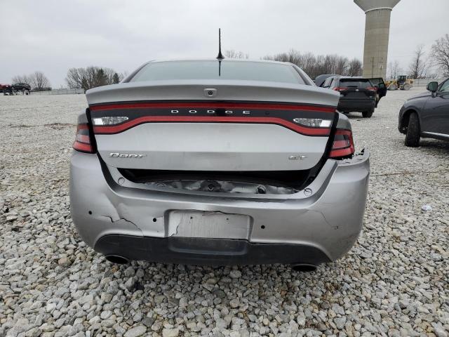 1C3CDFEB7FD187340 - 2015 DODGE DART GT SILVER photo 6