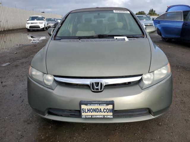 1HGFA46528L000496 - 2008 HONDA CIVIC GX GREEN photo 5