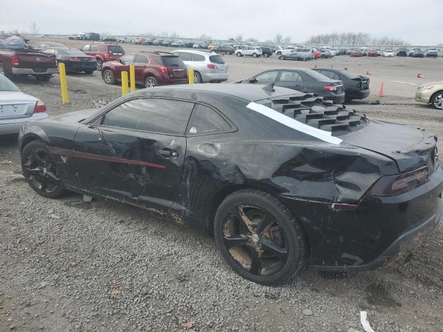 2G1FF1E36F9253106 - 2015 CHEVROLET CAMARO LT BLACK photo 2