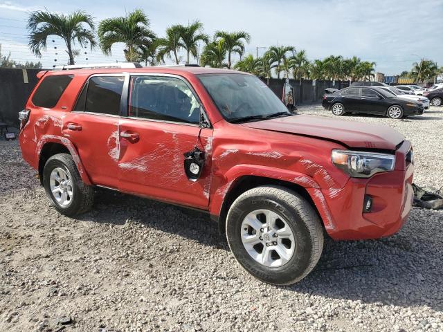 JTEEU5JR0N5255726 - 2022 TOYOTA 4RUNNER SR5 RED photo 4