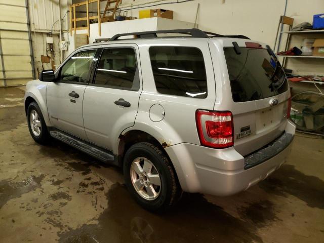 1FMCU93Z38KC07400 - 2008 FORD ESCAPE XLT SILVER photo 2