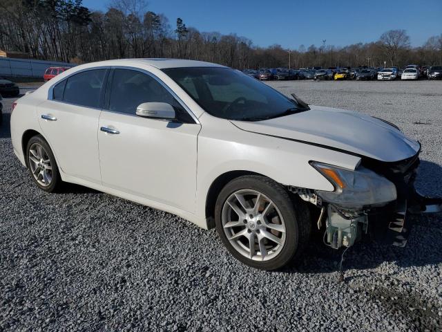 1N4AA5AP6BC865007 - 2011 NISSAN MAXIMA S WHITE photo 4