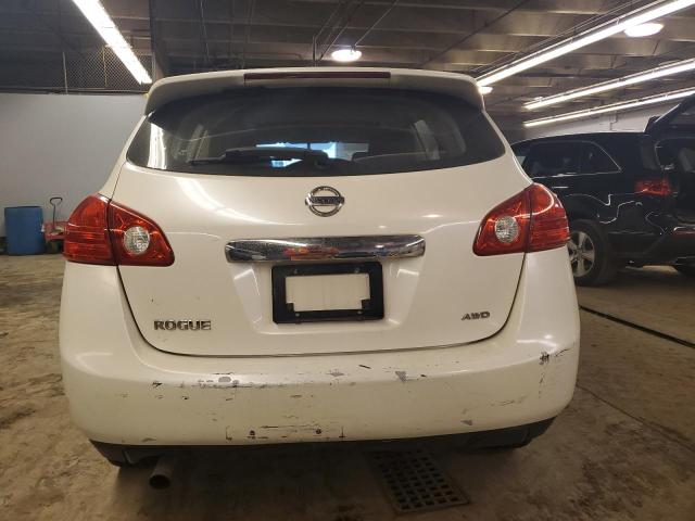 JN8AS5MV5BW258214 - 2011 NISSAN ROGUE S WHITE photo 6