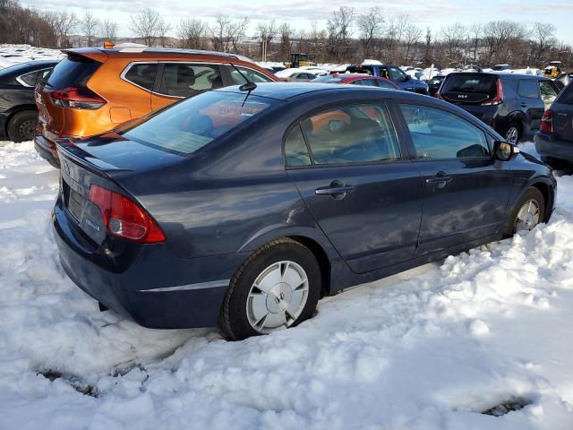 JHMFA36227S023682 - 2007 HONDA CIVIC HYBRID CHARCOAL photo 3