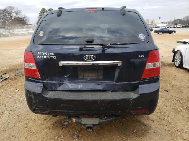 KNDJD735585836670 - 2008 KIA SORENTO EX BLUE photo 6