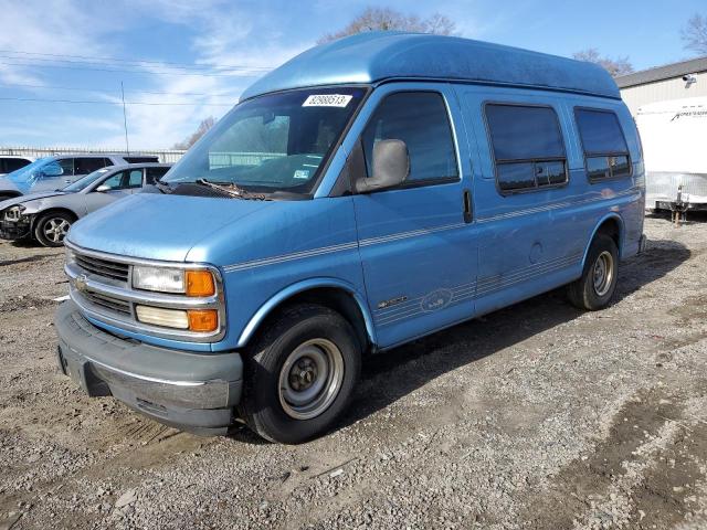 1GBFG15R8T1037139 - 1996 CHEVROLET ASTRO BLUE photo 1