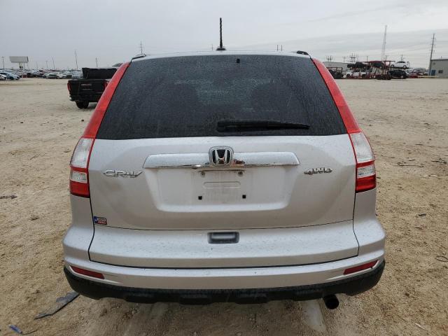 5J6RE4H78AL093197 - 2010 HONDA CR-V EXL SILVER photo 6