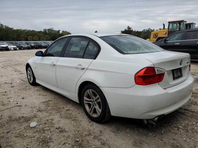 WBAVA37548NL43542 - 2008 BMW 3 SERIES I WHITE photo 2