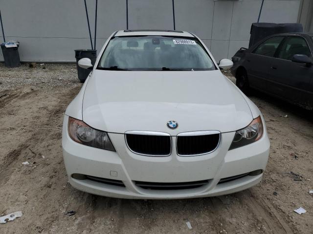 WBAVA37548NL43542 - 2008 BMW 3 SERIES I WHITE photo 5