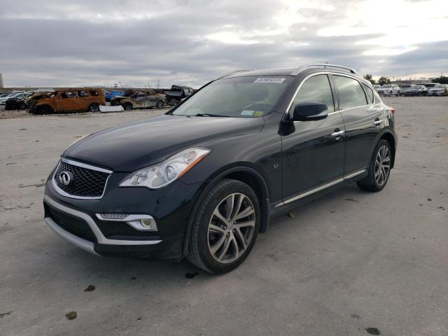 JN1BJ0RR6HM413152 - 2017 INFINITI QX50 BLACK photo 1