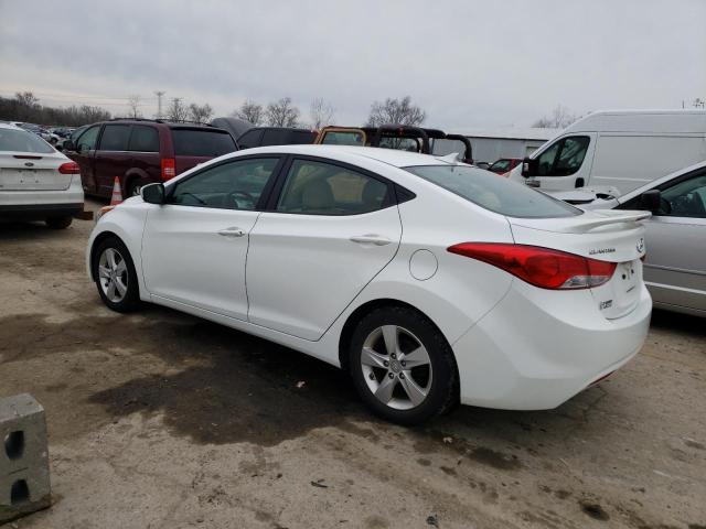 5NPDH4AE1DH281486 - 2013 HYUNDAI ELANTRA GLS WHITE photo 2