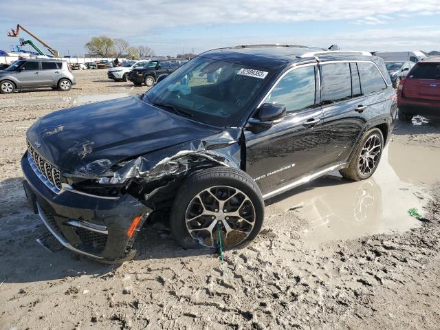 1C4RJHET6N8510447 - 2022 JEEP GRAND CHER SUMMIT შავი ფოტო 1