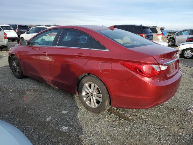 5NPEB4AC1DH720271 - 2013 HYUNDAI SONATA GLS BURGUNDY photo 2