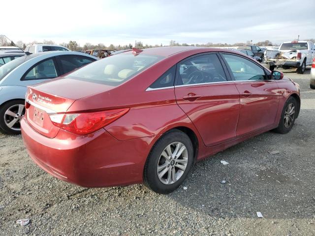 5NPEB4AC1DH720271 - 2013 HYUNDAI SONATA GLS BURGUNDY photo 3