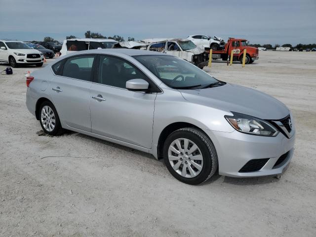 3N1AB7AP6HY343497 - 2017 NISSAN SENTRA S SILVER photo 4