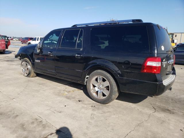 1FMFK19588LA74846 - 2008 FORD EXPEDITION EL LIMITED BLACK photo 2