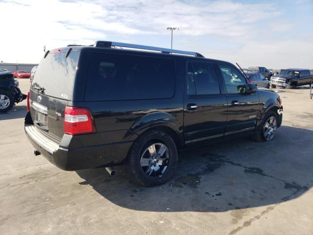 1FMFK19588LA74846 - 2008 FORD EXPEDITION EL LIMITED BLACK photo 3