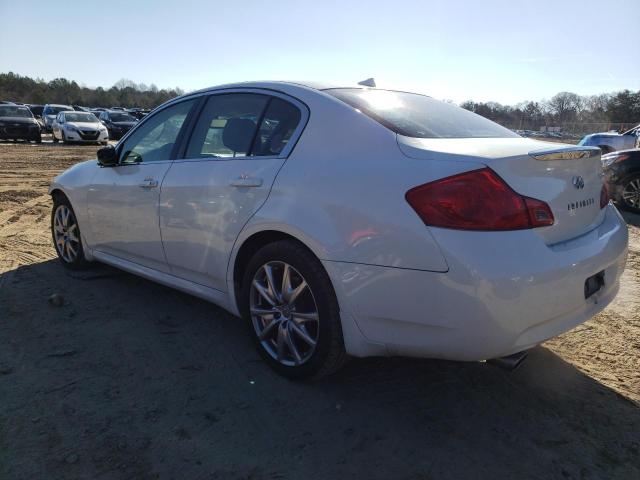 JNKCV61F89M050153 - 2009 INFINITI G37 WHITE photo 2