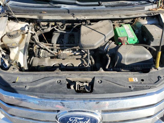 2FMDK3JC1ABB74015 - 2010 FORD EDGE SEL SILVER photo 12