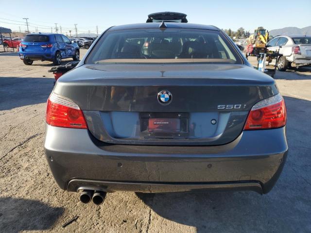 WBANW53518CT54299 - 2008 BMW 550 I GRAY photo 6