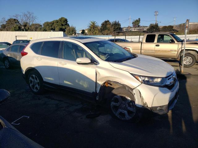 2HKRW2H53JH605555 - 2018 HONDA CR-V EX WHITE photo 4