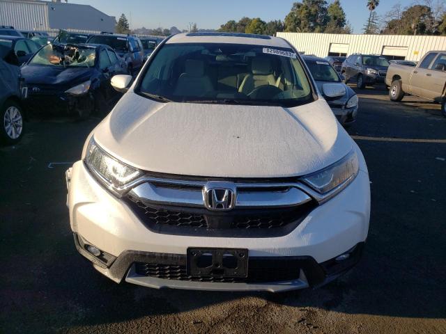 2HKRW2H53JH605555 - 2018 HONDA CR-V EX WHITE photo 5