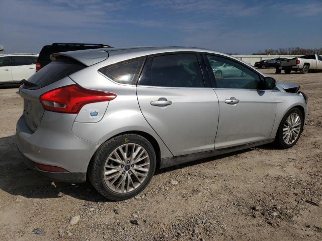 1FADP3N27FL340607 - 2015 FORD FOCUS TITANIUM SILVER photo 3