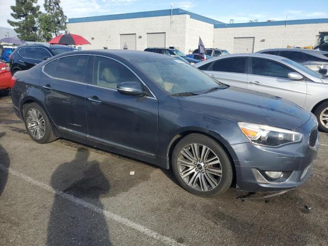 KNALN4D72E5146758 - 2014 KIA CADENZA PREMIUM BLUE photo 4