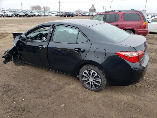 5YFBURHE8HP570038 - 2017 TOYOTA COROLLA L BLACK photo 2