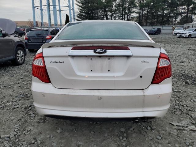 3FAHP0JA1CR358711 - 2012 FORD FUSION SEL WHITE photo 6