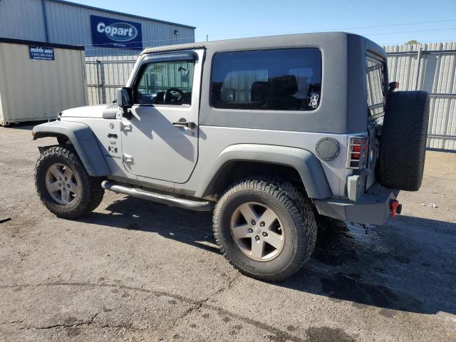 1J4FA24128L542033 - 2008 JEEP WRANGLER X SILVER photo 2