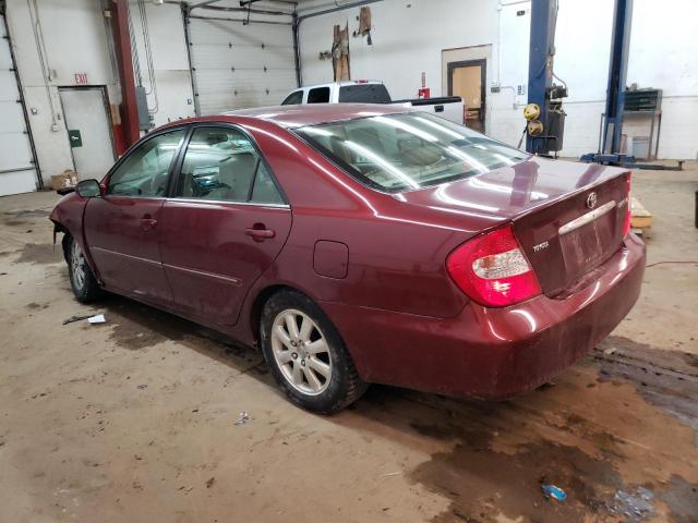 4T1BE30K84U355277 - 2004 TOYOTA CAMRY LE RED photo 2