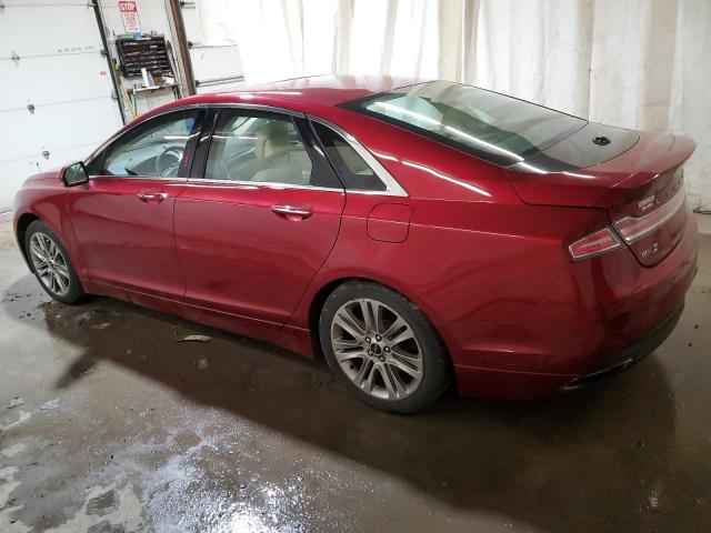 3LN6L2J90ER835013 - 2014 LINCOLN MKZ RED photo 2