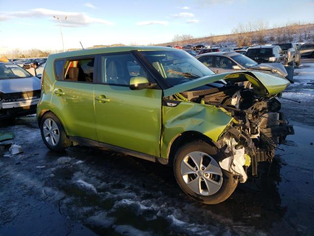 KNDJN2A26E7744105 - 2014 KIA SOUL GREEN photo 4