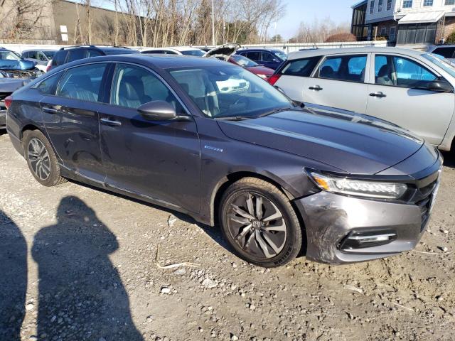 1HGCV3F92LA018330 - 2020 HONDA ACCORD TOURING HYBRID GRAY photo 4