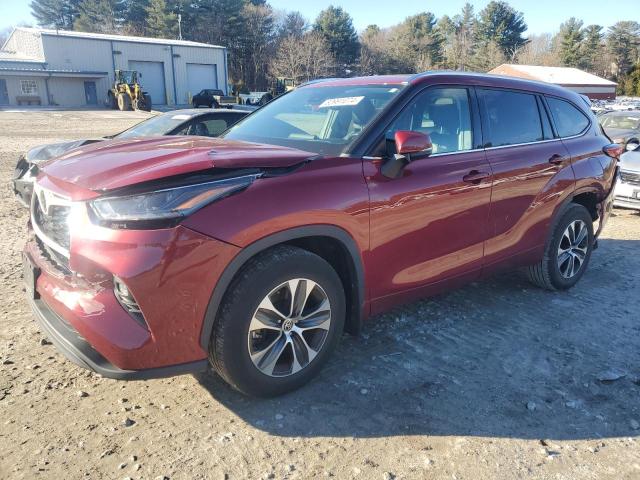 5TDGZRBH6MS093203 - 2021 TOYOTA HIGHLANDER XLE RED photo 1