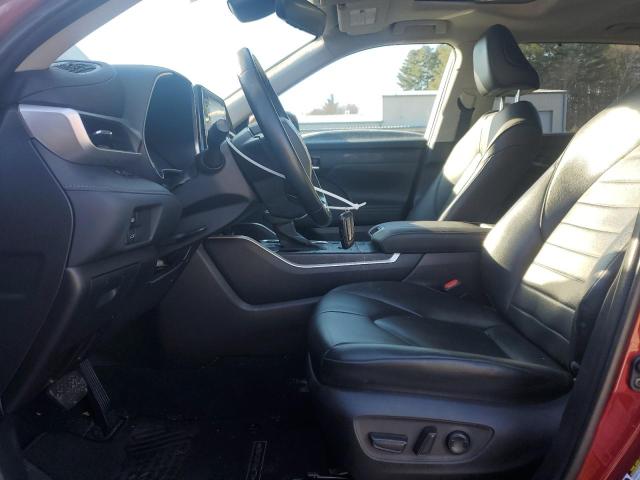 5TDGZRBH6MS093203 - 2021 TOYOTA HIGHLANDER XLE RED photo 7