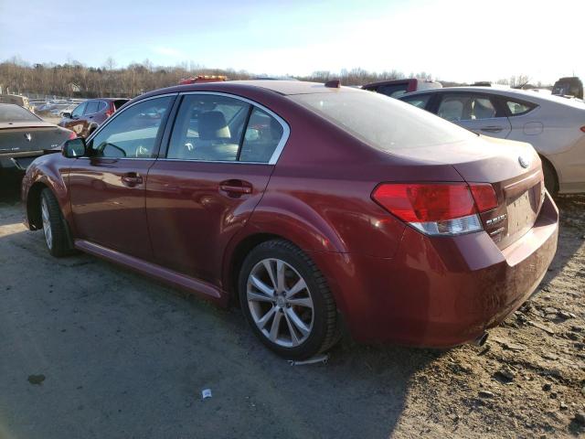 4S3BMBP67D3004411 - 2013 SUBARU LEGACY 2.5I LIMITED RED photo 2