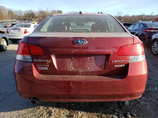 4S3BMBP67D3004411 - 2013 SUBARU LEGACY 2.5I LIMITED RED photo 6