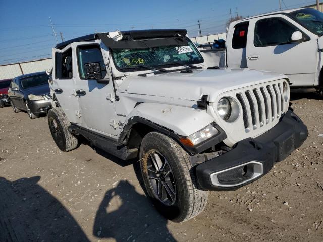 1C4HJXEG2PW533120 - 2023 JEEP WRANGLER SAHARA WHITE photo 4