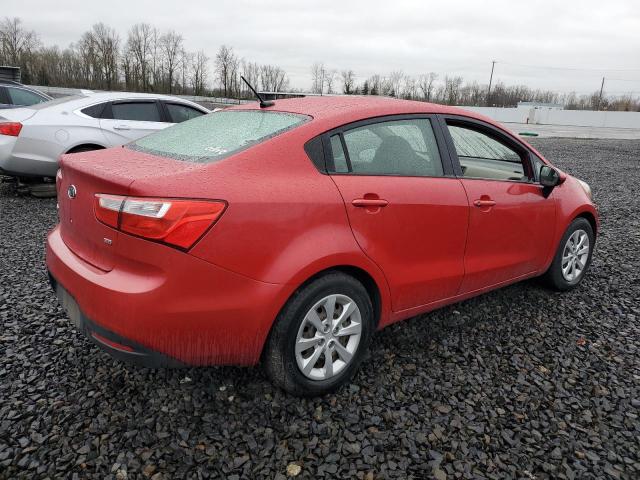 KNADM4A38C6033221 - 2012 KIA RIO LX RED photo 3