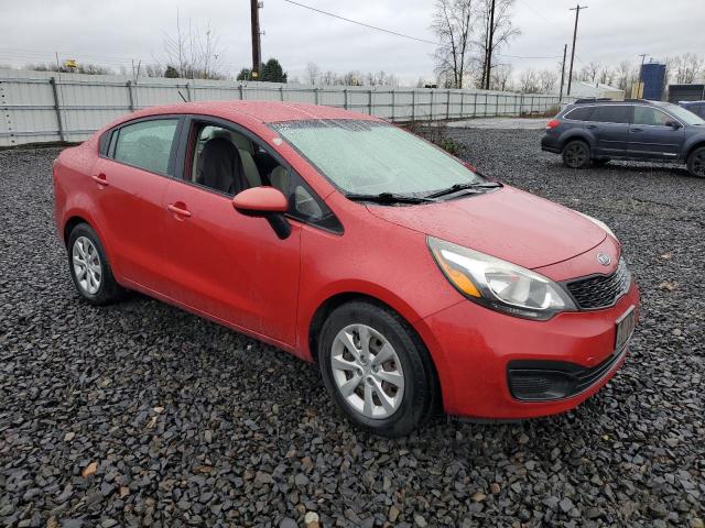 KNADM4A38C6033221 - 2012 KIA RIO LX RED photo 4