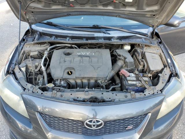 1NXBU40EX9Z081946 - 2009 TOYOTA COROLLA BASE GRAY photo 11